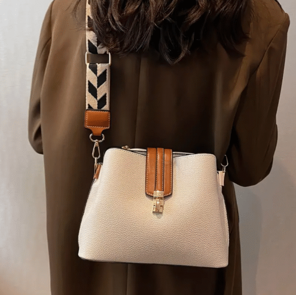 women elegant bucket crossbody bag