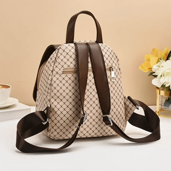 women stylish synthetic leather backpack