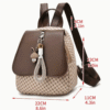 women stylish synthetic leather backpack