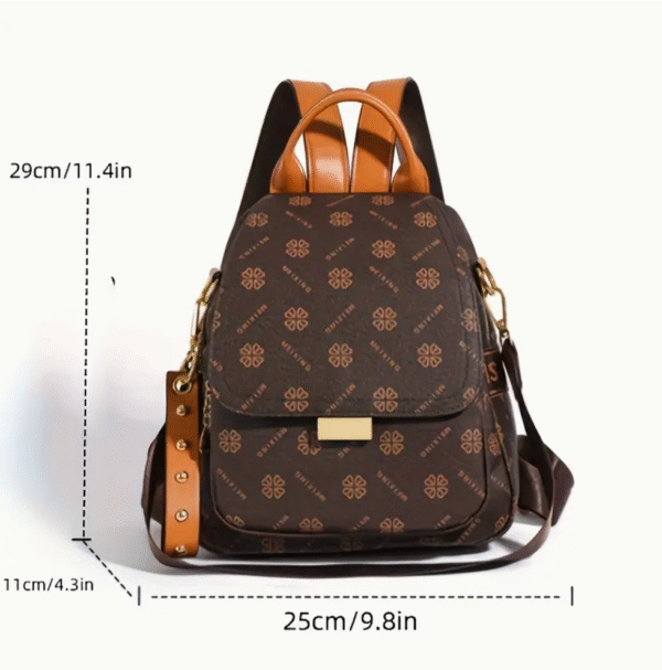 women lightweight floral print backpack