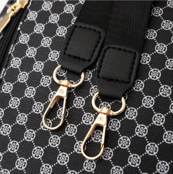 women geometric print oxford backpack women geometric print oxford backpack