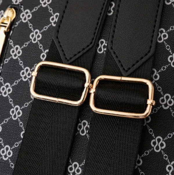 women geometric print oxford backpack women geometric print oxford backpack