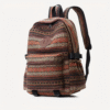 women ethnic style striped backpack