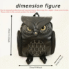 women stylish owl shaped backpack