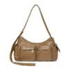 vintage style leather hobo bag